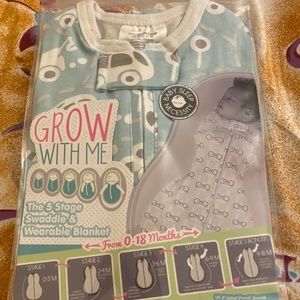 Swaddle wearable/ blanket